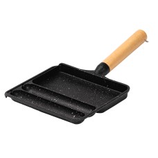 Сковорода для сніданку з антипригарним покриттям Breakfast 21x18.5x2 см Чорний (HP39572B)