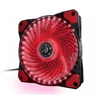 Вентилятор Frime Iris LED 33LED Red (FLF-HB120R33); 120х120х25мм, 3-pin+4-pin