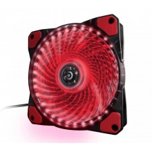 Вентилятор Frime Iris LED 33LED Red (FLF-HB120R33); 120х120х25мм, 3-pin+4-pin