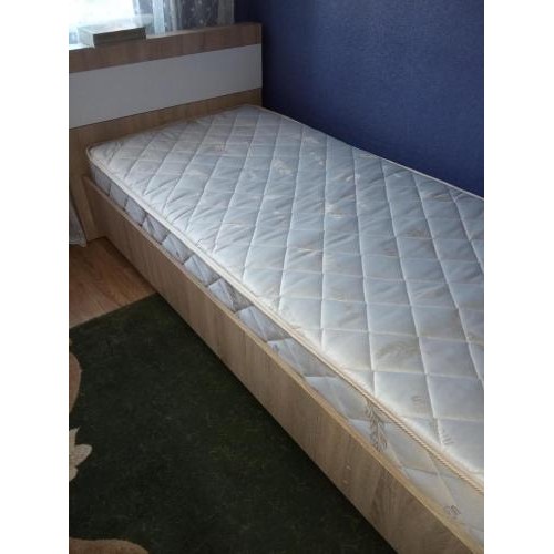 Ліжко Еверест Соната 90х200 см Сонома з білим (psg_UK-6415014) Ліжко Еверест Соната 90х200 см Сонома з білим (psg_UK-6415014)