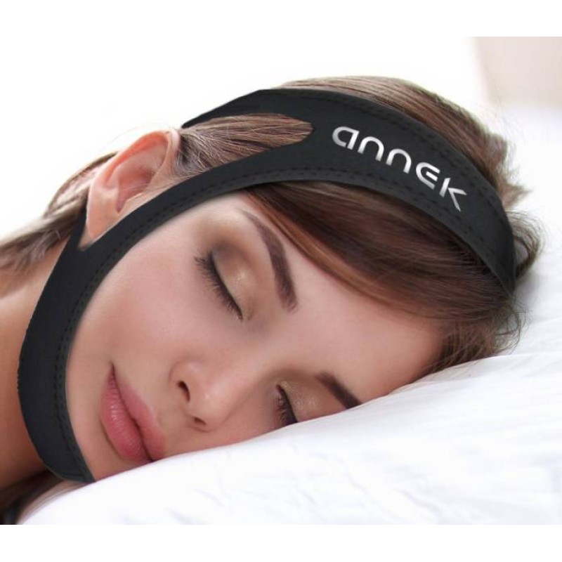 Пов'язка від хропіння ANNEK на голову Чорний (AN1052)
