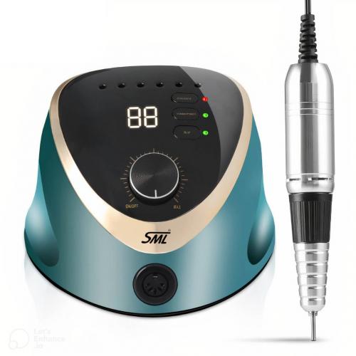 Фрезер для манікюру з педаллю SML Nail Sander M12 Зелений Фрезер для манікюру з педаллю SML Nail Sander M12 Зелений
