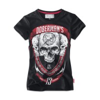 Жіноча футболка Dobermans Aggressive M Чорний (TSD167BK-M)