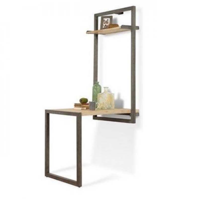 Навісна - настінна полиця у стилі Loft NS-1033 1830x450x800 мм Серый