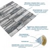 Панель стінова 3D Sticker Wall SW-00002003 700x700x4 мм Сірий (991943999)