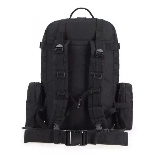 Рюкзак тактичний No Brand Oxford 52 л Чорний (1713180341)