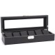 Шкатулка для зберігання годинників Craft 6PU.CRB.BL 30х20х8 cм Чорний