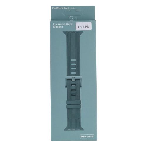 Ремінець ANCHOR Watch Band Silicone Shine Apple Watch 49 / Watch 45/ Watch 44 / Watch 42 mm Dark Green Ремінець ANCHOR Watch Band Silicone Shine Apple Watch 49 / Watch 45/ Watch 44 / Watch 42 mm Dark Green