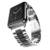 Браслет BeWatch для Apple Watch series 3 4 | 5 | 6 із шириною корпусу 38|40mm Duo класичний сталевий Сріблясто-Чорний (1025411)