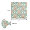 Панель стінова 3D 700х770х4мм коричнево-зелений візерунок (D) Sticker Wall SW-00001988