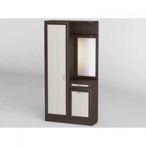 Передпокій Тиса Мебель-8 Венге Молочний 204.5x35x108 см Передпокій Тиса Мебель-8 Венге Молочний 204.5x35x108 см