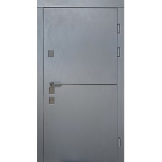 Двері вхідні металеві вуличні Смарт Ваш ВиД Антрацит+чорний молдинг 860,960х2050 Ліве/Праве