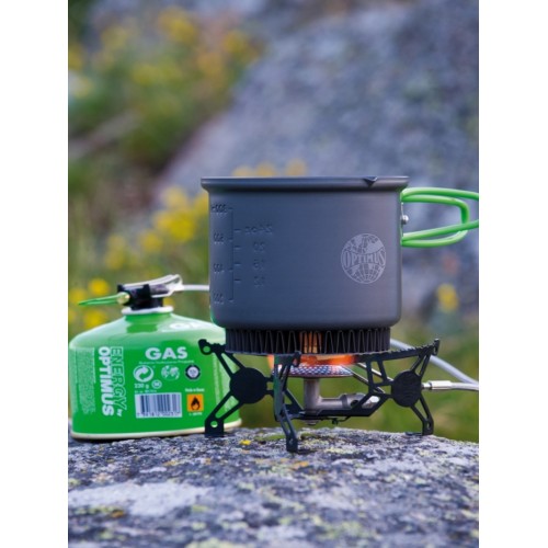 Казанок Optimus Terra Weekend HE Cookset 0.95 л Сірий (1017-8020707) Казанок Optimus Terra Weekend HE Cookset 0.95 л Сірий (1017-8020707)