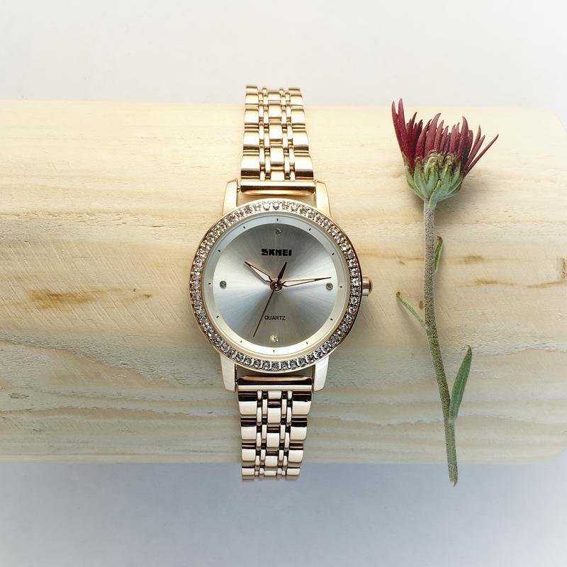 Годинник жіночий класичний Skmei 1311 Malibu Золотистий