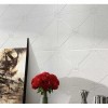 Самоклеюча 3D панель 3D Loft Піраміда 700x700x4.5 мм Білий (195)