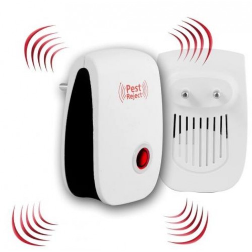 Електронний відлякувач для комах No Brand Pest Repeller 9x3x6 см Біло-чорний (2104618538) Електронний відлякувач для комах No Brand Pest Repeller 9x3x6 см Біло-чорний (2104618538)