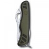 Швейцарський складаний ніж Victorinox Swiss Soldier's Knife 111мм 10 функцій Чорно-зелений (0.8461.MWCHB1)