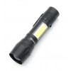 Ручний ліхтар X-BALOG BL-513-XPE+COB zoom + microUSB + 3 режими