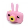 Дитяча Фотокамера Kids Funny Camera 3.0 Pro Протиударний Фотоапарат 12 Mpx Full HD 1920x1080P зйомка Рожевий + Карта 16Гб