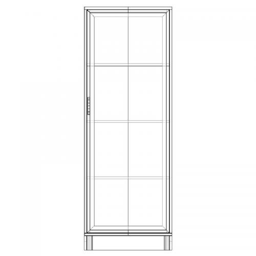 Шафа-Пенал Тиса Мебель ШС-620 Дуб сонома 166x35x60 см Шафа-Пенал Тиса Мебель ШС-620 Дуб сонома 166x35x60 см