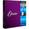 Струни для акустичної гітари Elixir 11000 Polyweb 80/20 Bronze Acoustic Extra Light 10/47