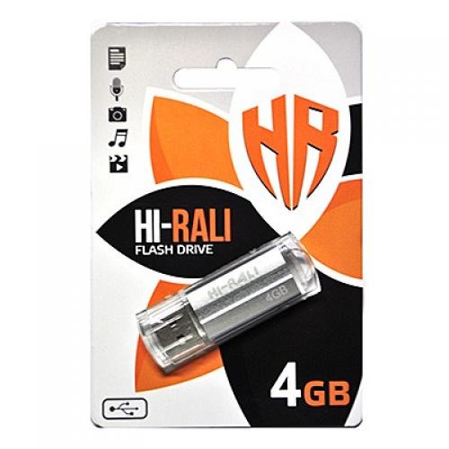 Флеш-накопичувач USB 4GB Hi-Rali Corsair Series Silver (HI-4GBCORSL) в інтернет супермаркеті PbayMarket!