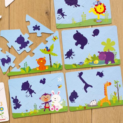 Навчальні пазли Ranok Creative Вивчаємо світ звірят IQ-club для малюків У 13203006 Навчальні пазли Ranok Creative Вивчаємо світ звірят IQ-club для малюків У 13203006