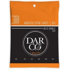 Струни для акустичної гітари Martin D510 Darco 80/20 Bronze Extra Light Acoustic Guitar Strings 10/47