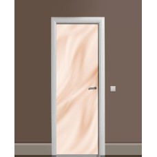 Наклейка на двері Zatarga «Рожевий шовк» 650х2000 мм вінілова 3Д наклейка декор самоклеюча