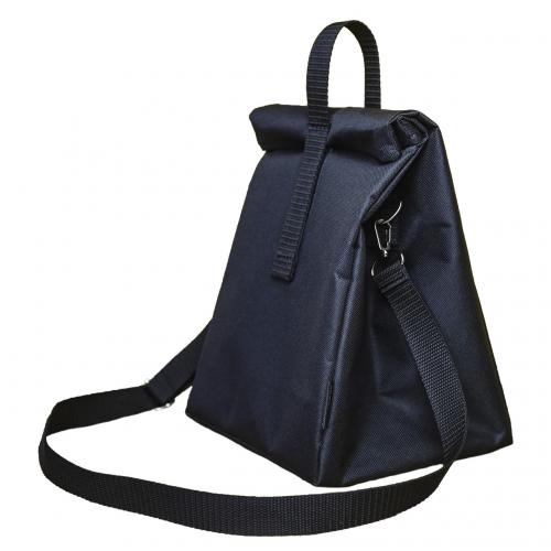 Термосумка lunch bag Ролтоп VS Thermal Eco Bag Чорна Термосумка lunch bag Ролтоп VS Thermal Eco Bag Чорна