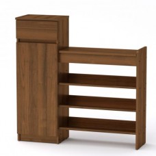 Тумба для взуття Компанит ТО 16 100х28х100 см горіх