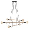 Люстра TK Lighting Helix Коричневий Чорний (TK4953)