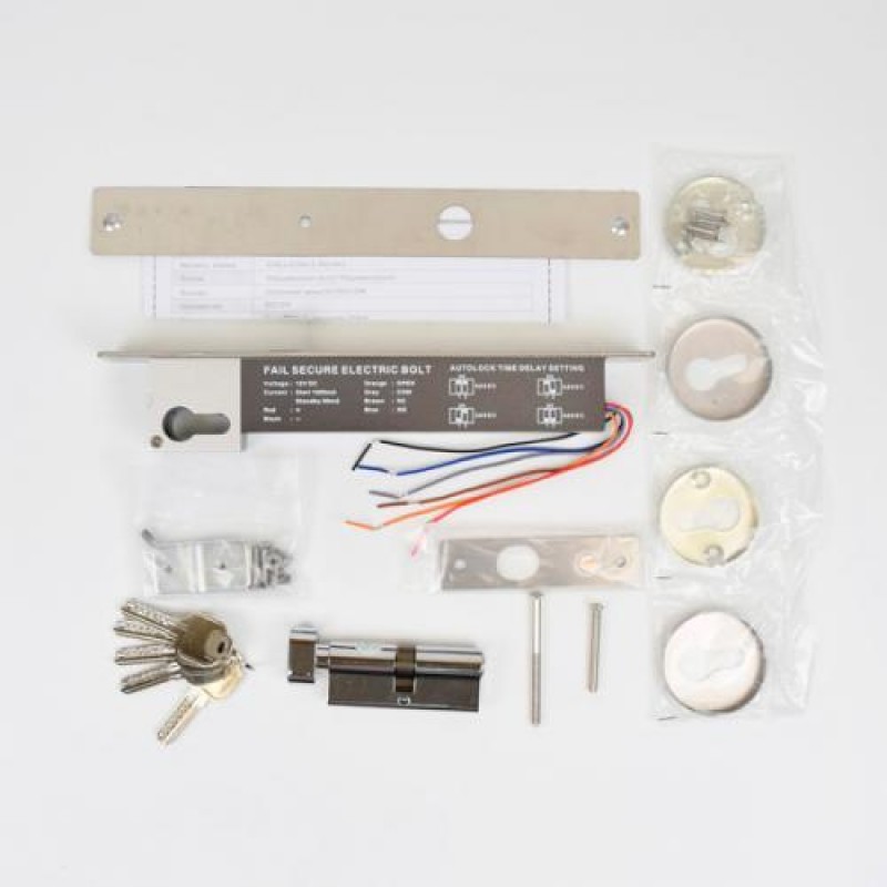 Замок ригельний YB-600A(LED) врізний для системи контролю доступу