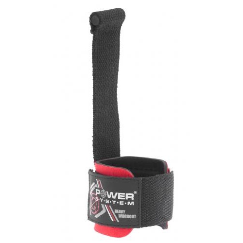 Ремені для підтягування Power System Power Pin PS-3350 Black/Red Ремені для підтягування Power System Power Pin PS-3350 Black/Red