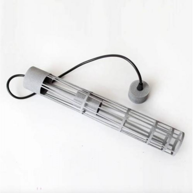 Світильник підвісний MSK Electric Flow у стилі лофт під лампу Е27 сірий MR 6040 GR