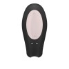 Смарт-вібратор для пар Satisfyer Double Joy Black із широким кліторальним стимулятором в інтернет супермаркеті PbayMarket!