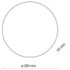 Настінний світильник TK Lighting Luna 20x20 см Золотистий (TK6044)