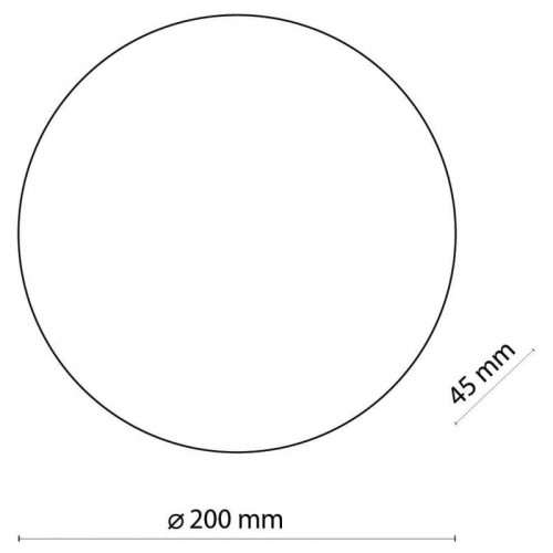 Настінний світильник TK Lighting Luna 20x20 см Золотистий (TK6044)