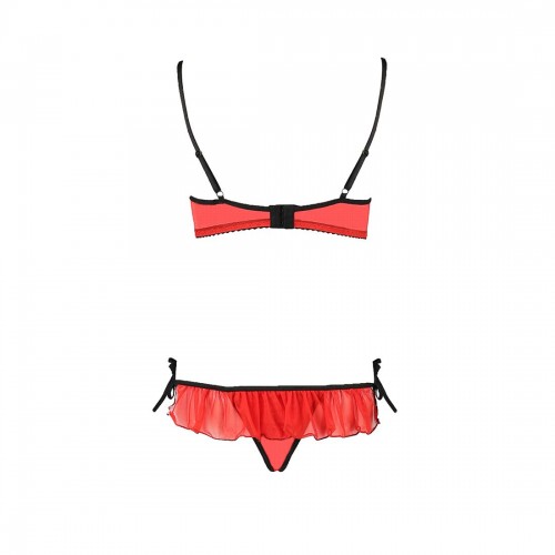 Комплект білизни Passion CHERRY SET WITH OPEN BRA Exclusive L/XL Червоний (PS25507) в інтернет супермаркеті PbayMarket!