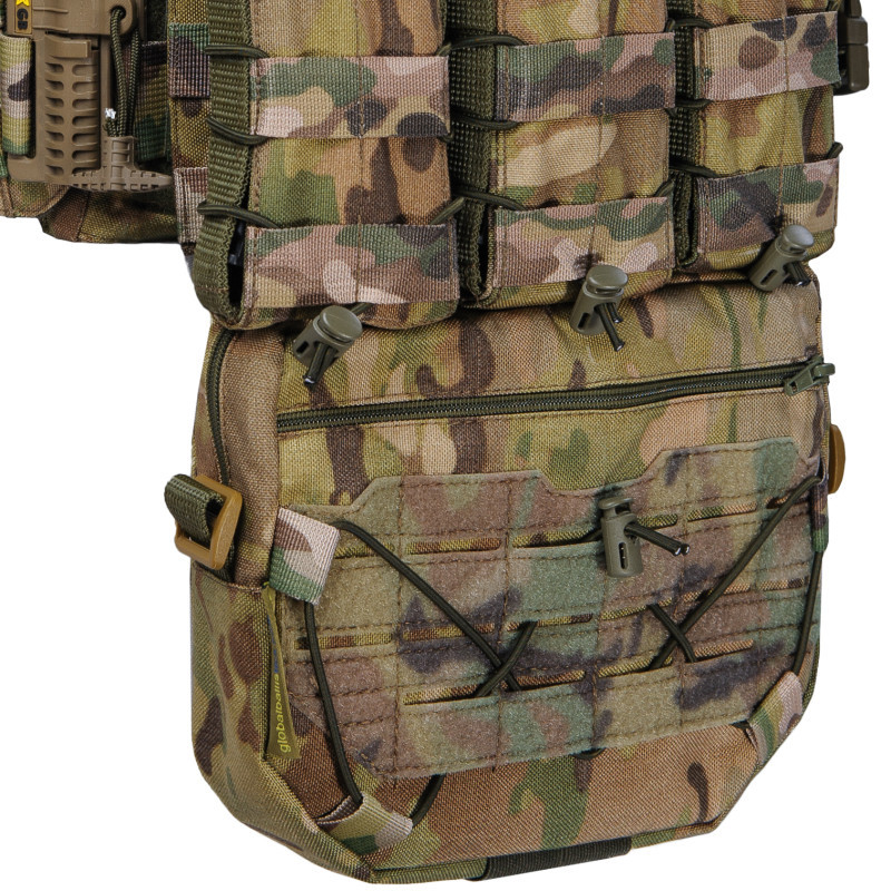 Плитоноска тактична зі швидким скиданням з підсумками No Brand Warmor Gen.3 Pro Max One Size Мультикам (2396567744)