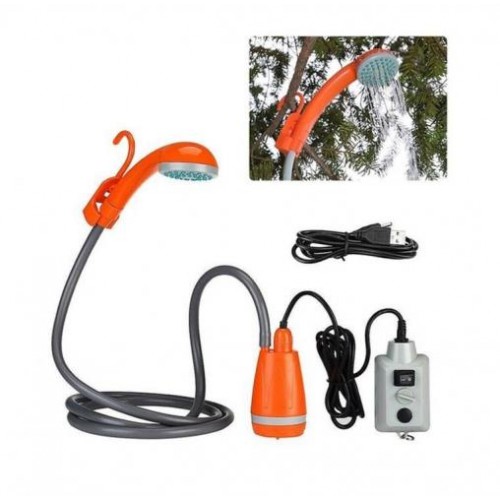 Душ на акумуляторі iCamp 2200 мАч Помаранчево-сірий (Н051105)