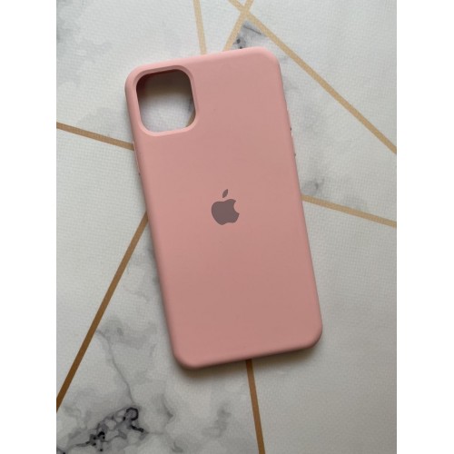 Силіконовий чохол Apple Silicone Case для iPhone 11 Pro Max (6,5) Світло рожевий