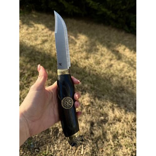 Мисливський подарунковий ніж Gorillas BBQ Вовк Вегвізир сталь 50х14мф KN169 (5354) Мисливський подарунковий ніж Gorillas BBQ Вовк Вегвізир сталь 50х14мф KN169 (5354)