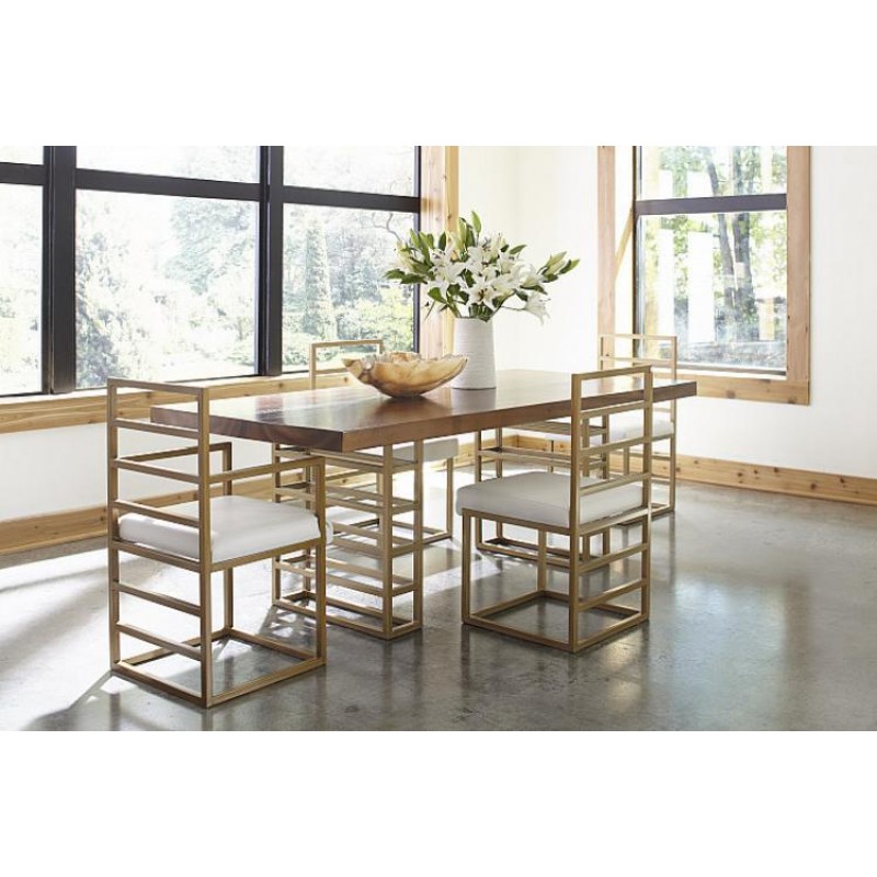 Обідній стіл у стилі Loft NS-1242 780x2400x1000 мм Золотой