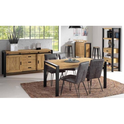 Комод у стилі Loft NS-241 930x1900x500 мм Черный в інтернет супермаркеті PbayMarket!
