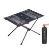 Стіл розкладний туристичний полегшений Naturehike NH19Z027-Z 590х400х390 мм Чорний (2401664046)