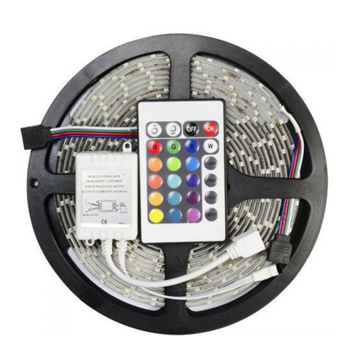 Світлодіодна Led стрічка OPT-TOP 5050 RGB з блоком та пультом керування 5 м (1756374622)