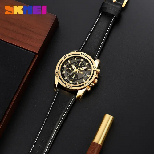 Годинник чоловічий Skmei 9156 Avalon Золотистий Годинник чоловічий Skmei 9156 Avalon Золотистий