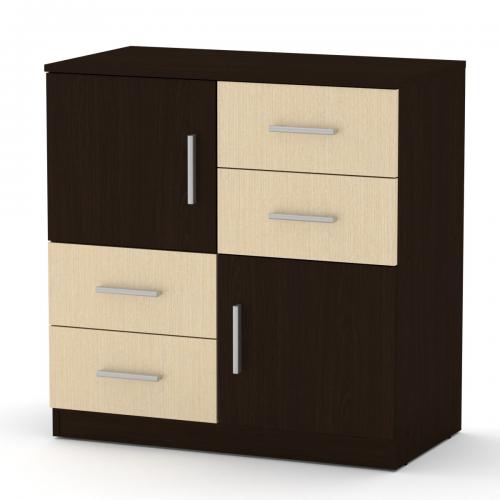 Комод Компаніт 2+4 Венге комбі (84х45х85 см) Комод Компаніт 2+4 Венге комбі (84х45х85 см)