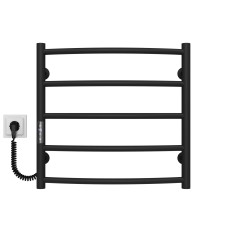 Рушникосушарка електрична Класік П5 500х500 Deffi Чорний JD03 (C.DK.50.50.5.E.B.L.1)